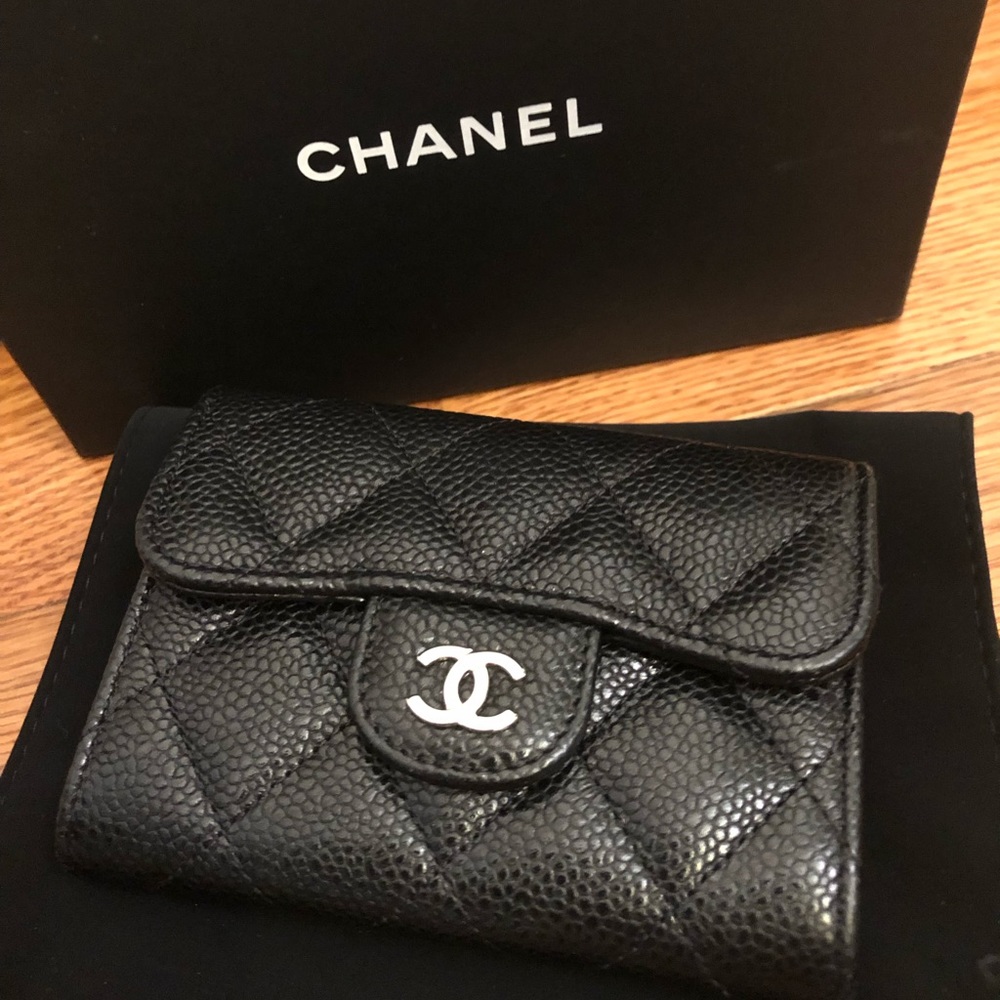 Rare Chanel XL card holder